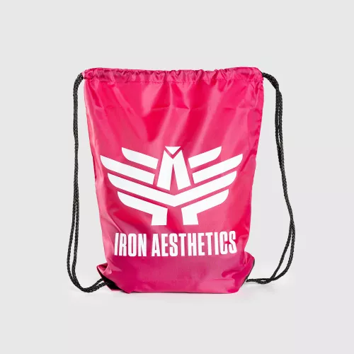 Zsinóros hátizsák Iron Aesthetics Go-To, rózsaszín