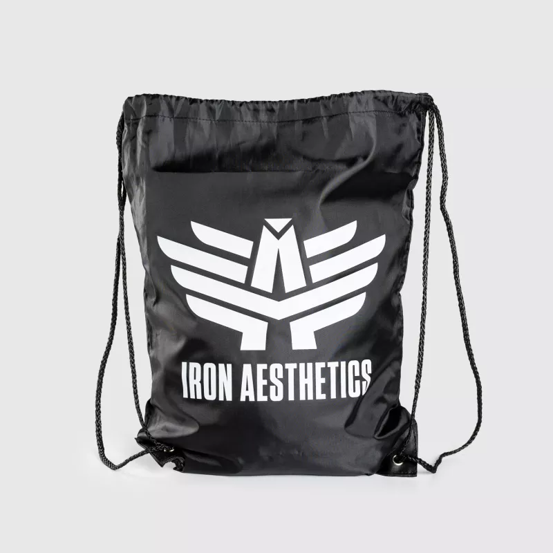 Zsinóros hátizsák Iron Aesthetics Go-To, fekete-1