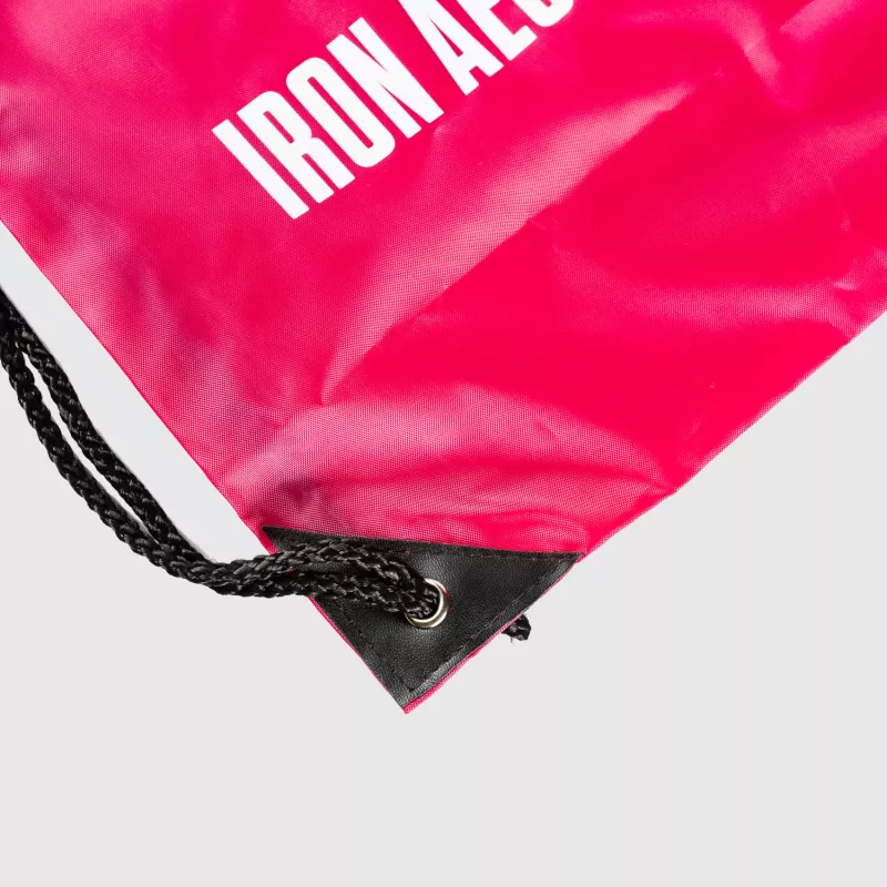 Zsinóros hátizsák Iron Aesthetics Go-To, rózsaszín-4