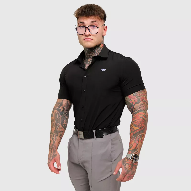 Sztreccs ing Iron Aesthetics Short Slim Stretch, fekete-1