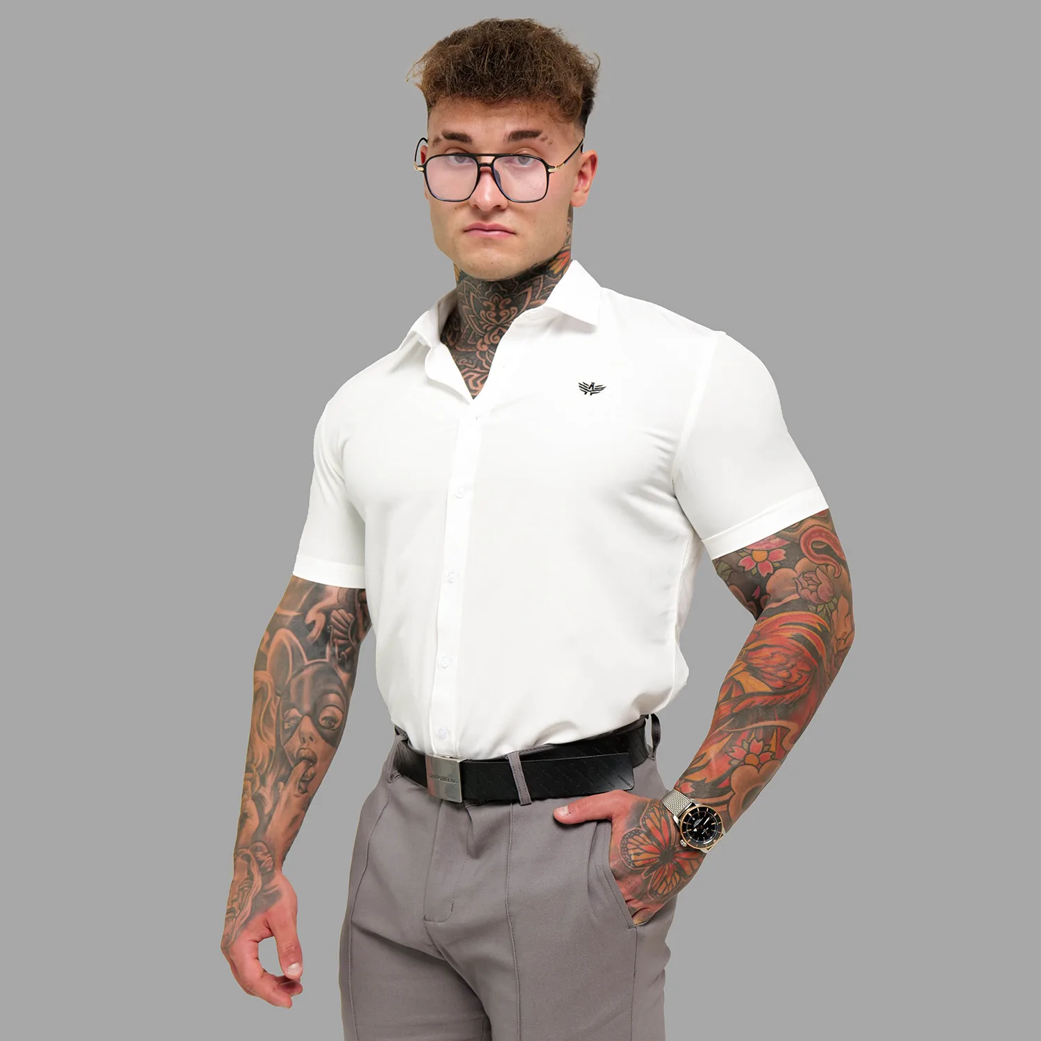 Sztreccs ing Iron Aesthetics Short Slim Stretch, natural-1