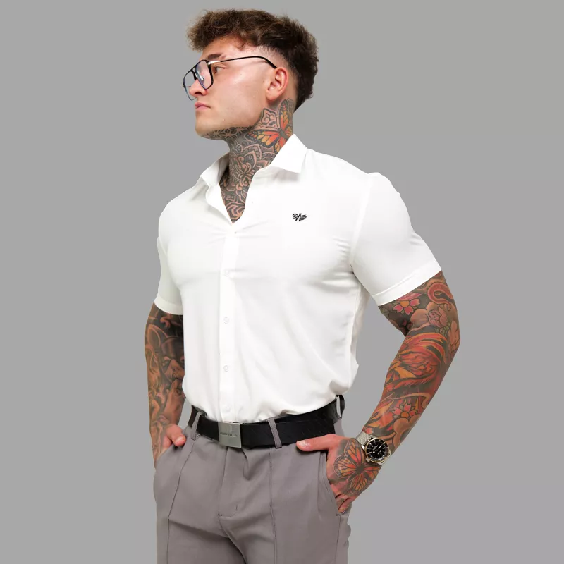 Sztreccs ing Iron Aesthetics Short Slim Stretch, natural-3