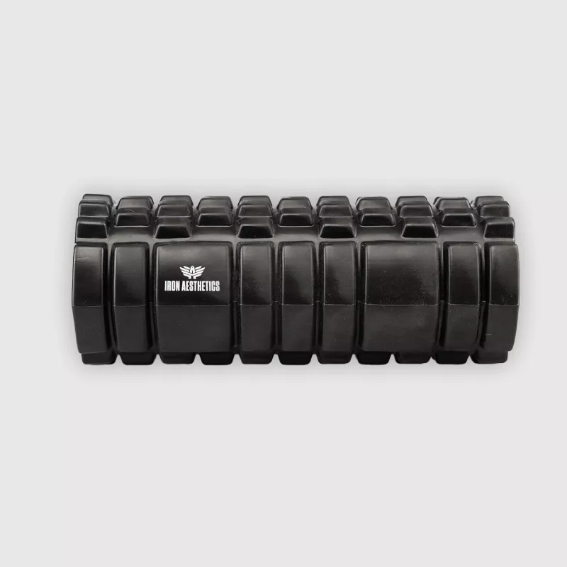 Masszázshenger Iron Aesthetics Fitness Roller, fekete-3