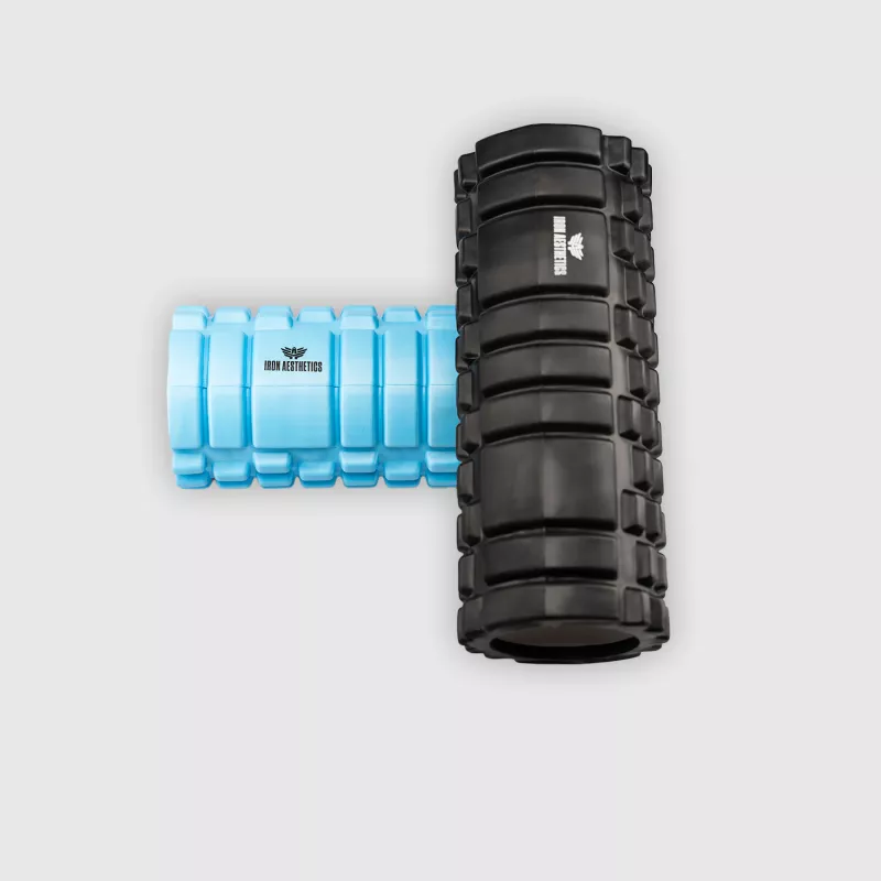 Masszázshenger Iron Aesthetics Fitness Roller, fekete-4