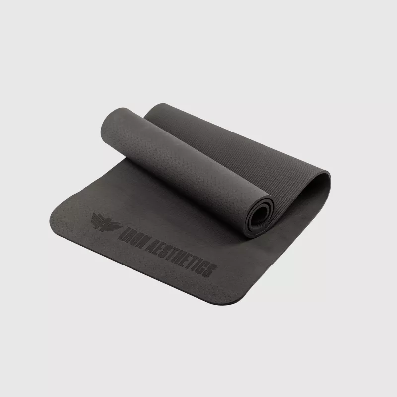 Tornaszőnyeg Iron Aesthetics Yoga Mat, fekete-3