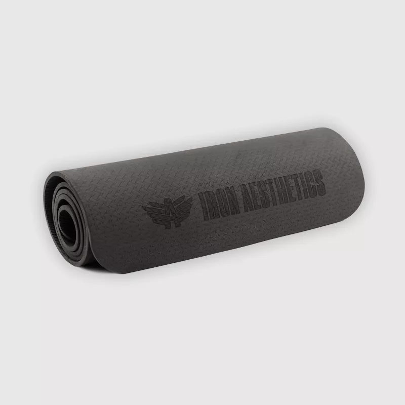 Tornaszőnyeg Iron Aesthetics Yoga Mat, fekete-2