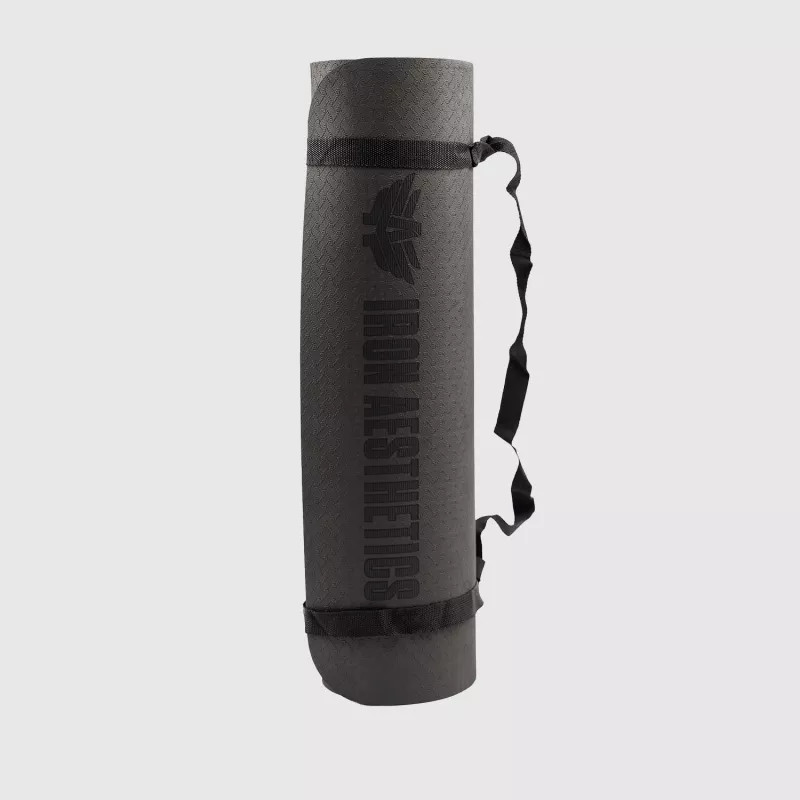 Tornaszőnyeg Iron Aesthetics Yoga Mat, fekete-5