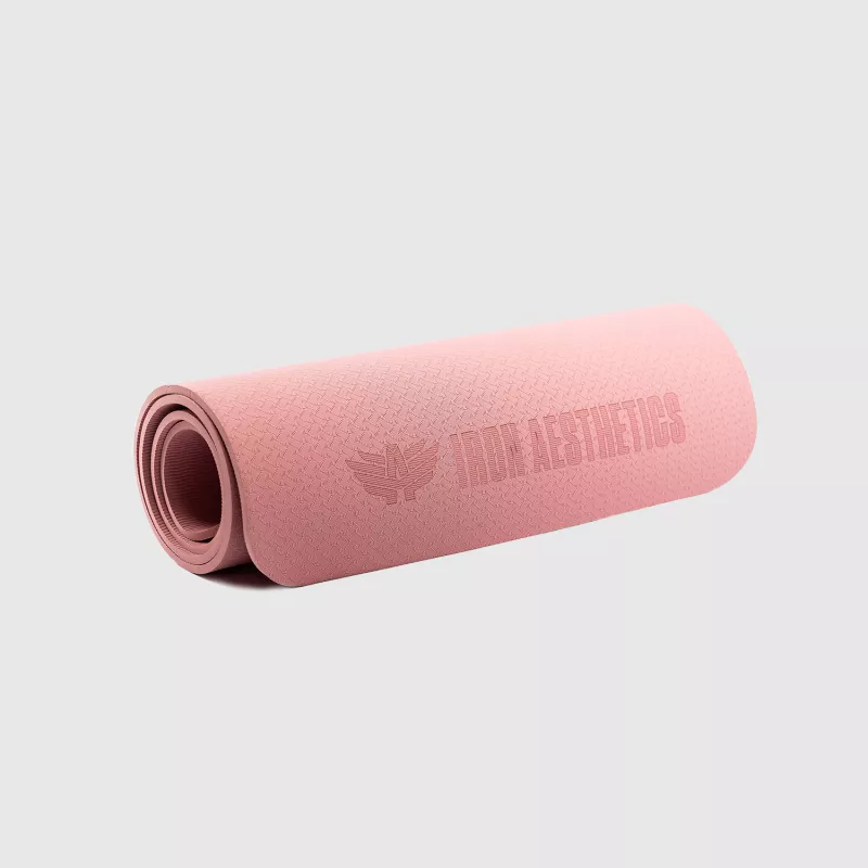 Tornaszőnyeg Iron Aesthetics Yoga Mat, rózsaszín-2