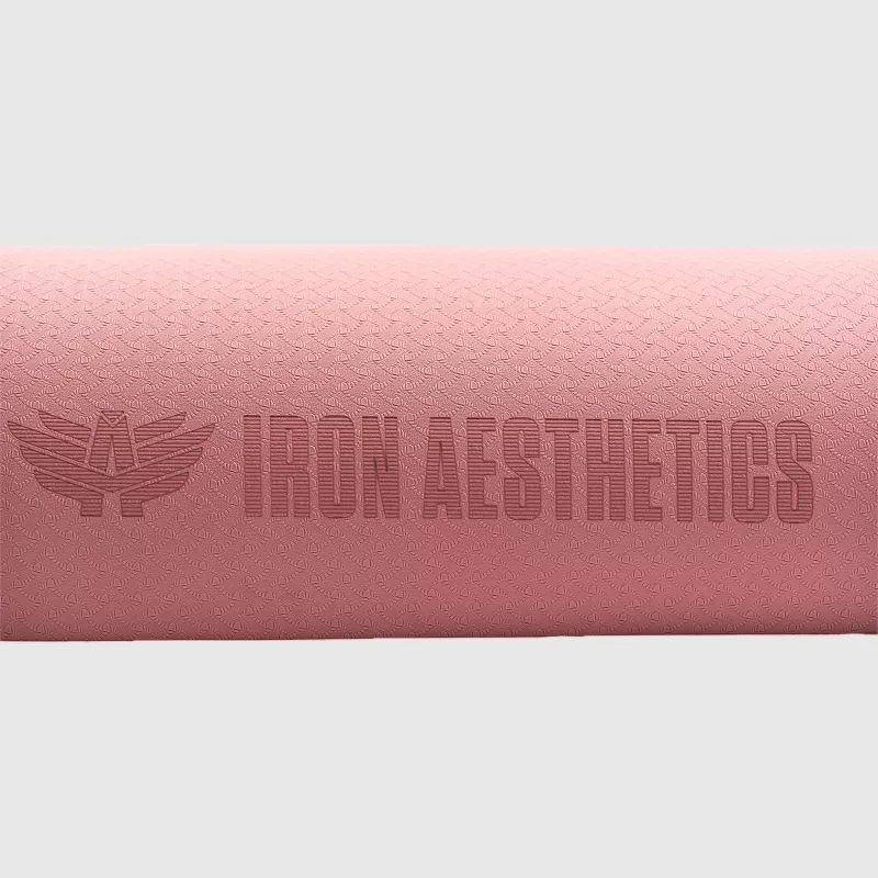 Tornaszőnyeg Iron Aesthetics Yoga Mat, rózsaszín-5