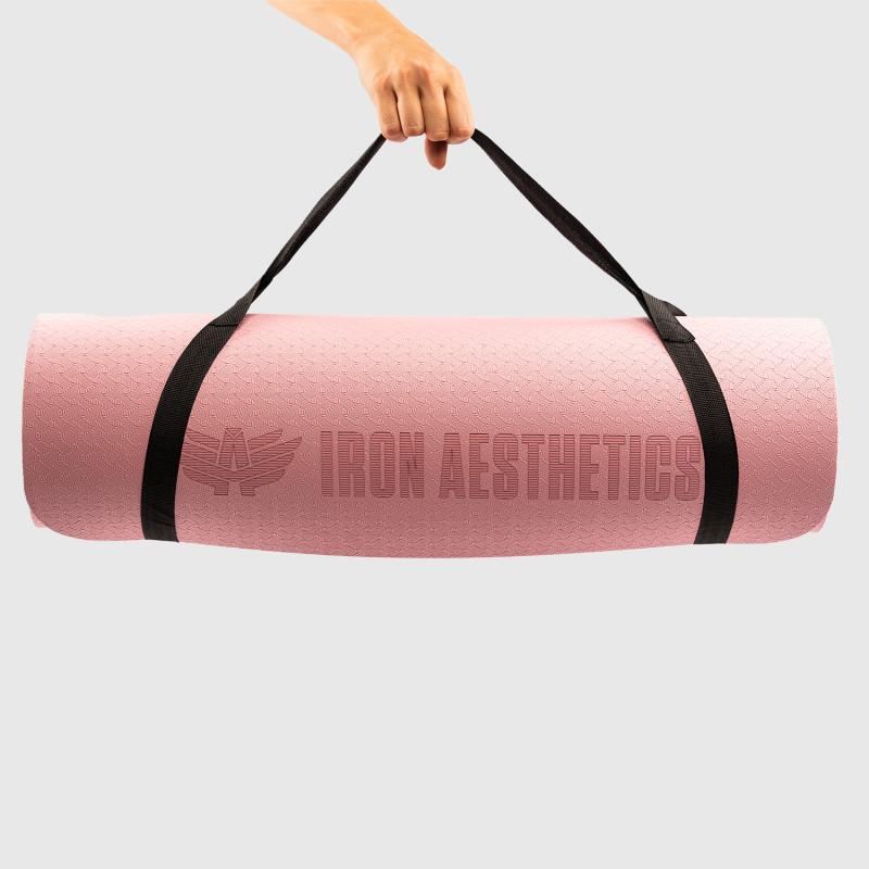 Tornaszőnyeg Iron Aesthetics Yoga Mat, rózsaszín · záber 8