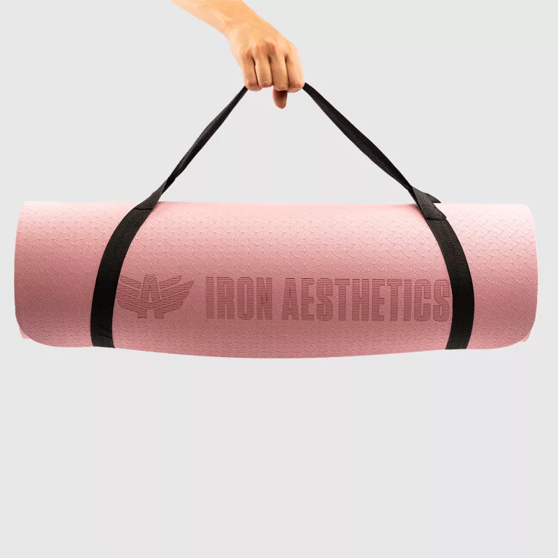Tornaszőnyeg Iron Aesthetics Yoga Mat, rózsaszín-8