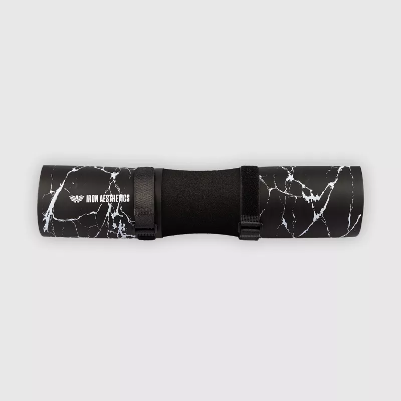 Súlyzópárna Iron Aesthetics Barbell Pad, fekete-1