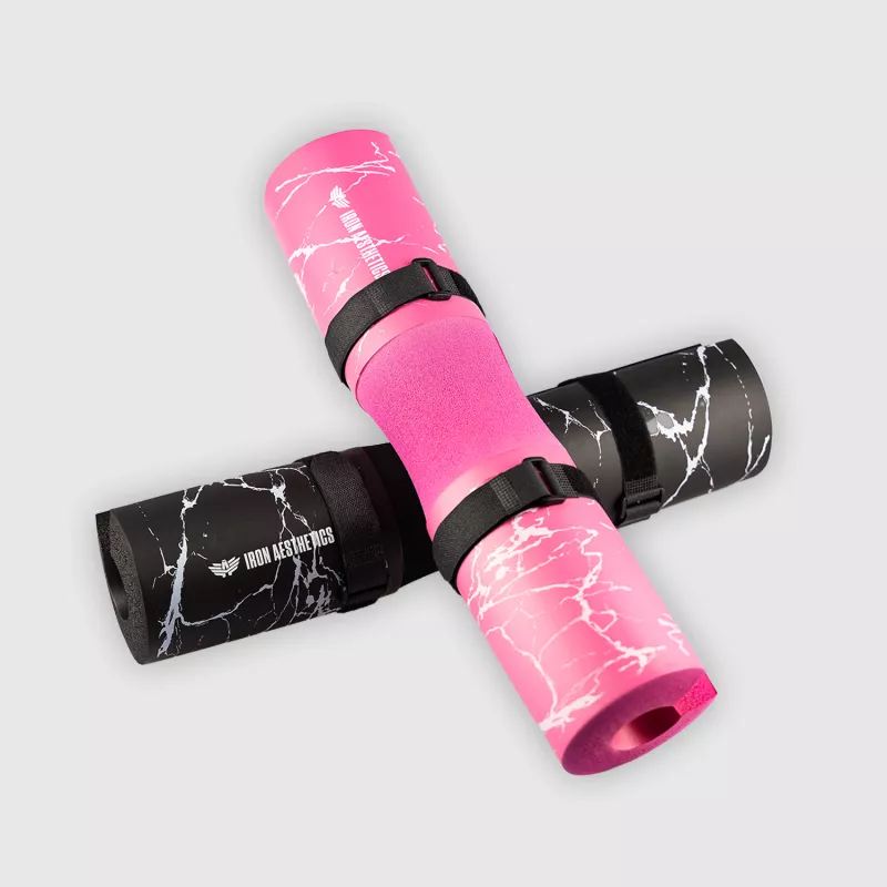 Súlyzópárna Iron Aesthetics Barbell Pad, fekete-3