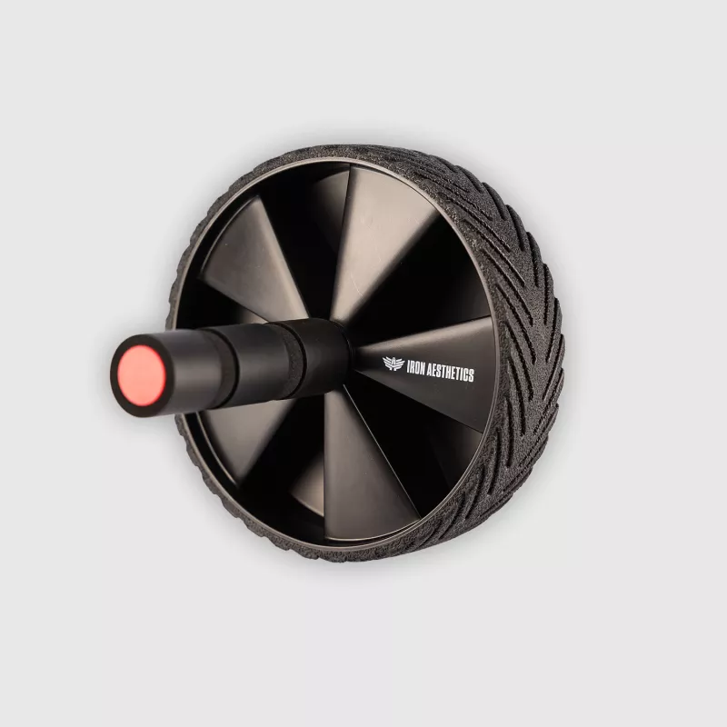 Erősítő kerék Iron Aesthetics Ab Wheel, fekete-3