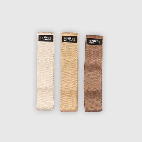Erősítő gumiszalag szett Iron Aesthetics Booty Bands, nude