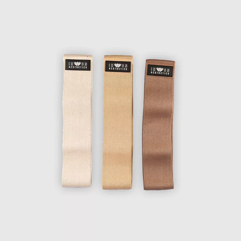 Erősítő gumiszalag szett Iron Aesthetics Booty Bands, nude-2