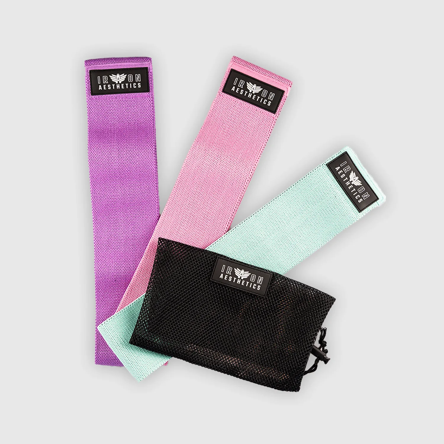 Erősítő gumiszalag szett Iron Aesthetics Booty Bands, color-1