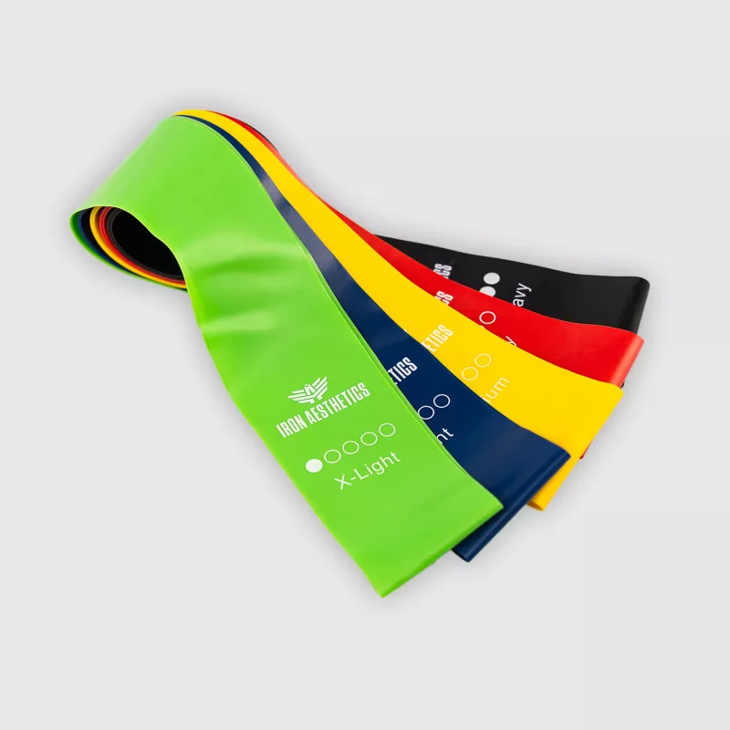Erősítő gumiszalagszett Iron Aesthetics Resistance Band-3