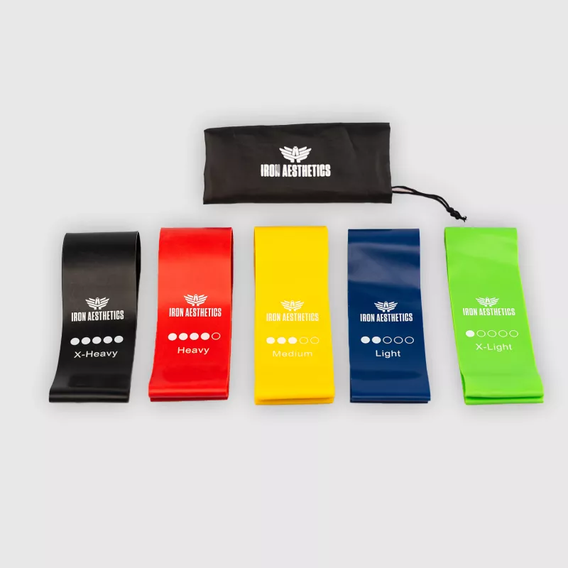 Erősítő gumiszalagszett Iron Aesthetics Resistance Band-2