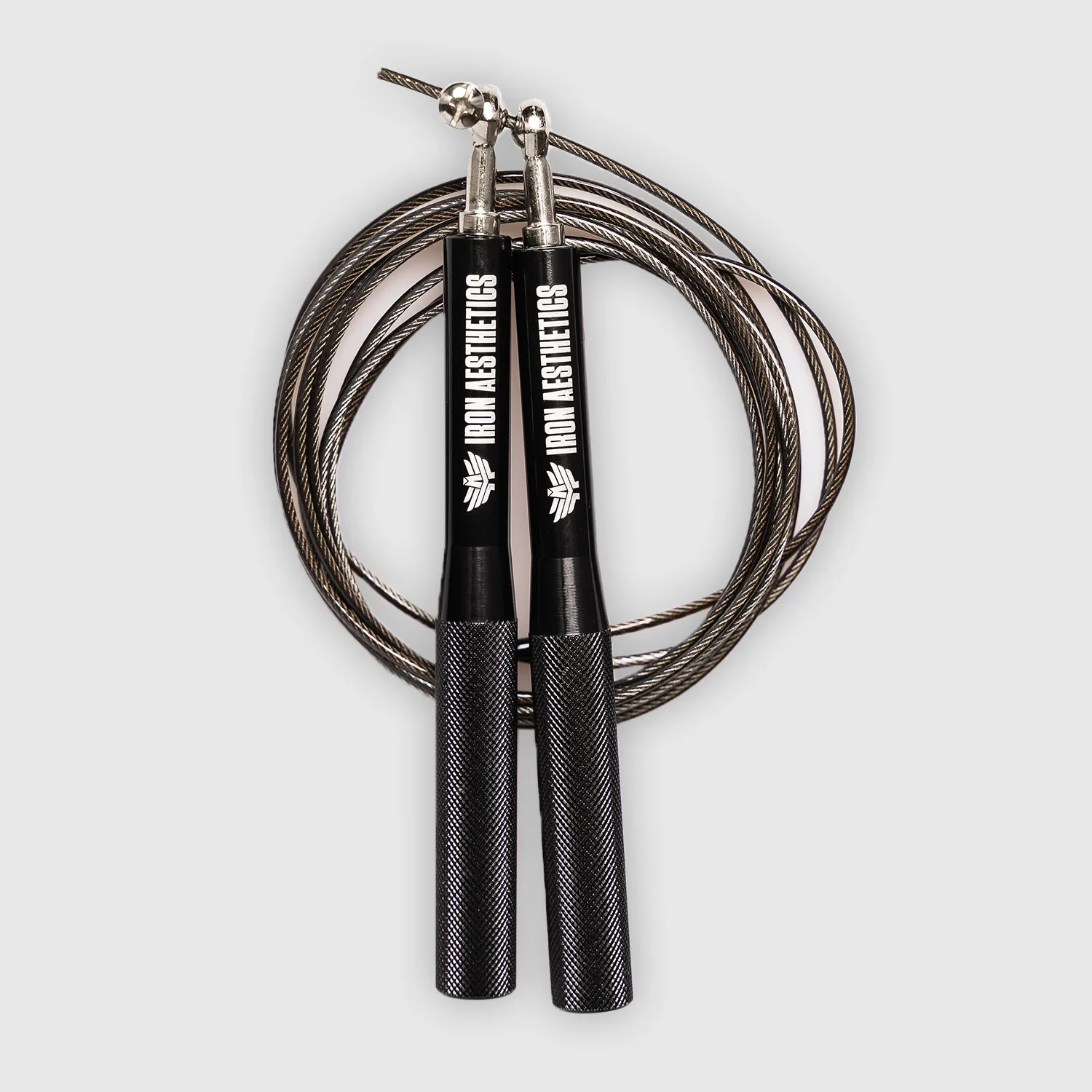 Ugrálókötél Iron Aesthetics Metal Speed Rope, fekete-1