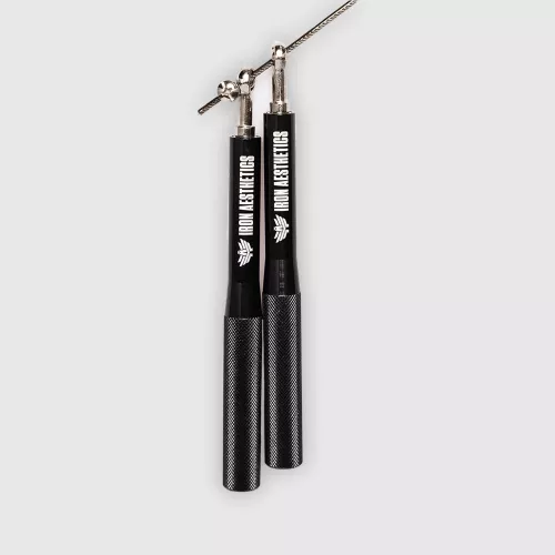 Ugrálókötél Iron Aesthetics Metal Speed Rope, fekete