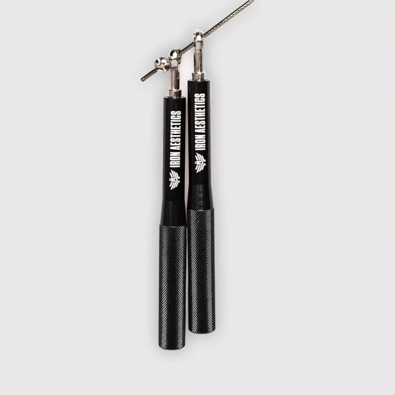 Ugrálókötél Iron Aesthetics Metal Speed Rope, fekete-2