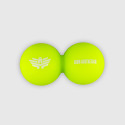 Masszázslabda Iron Aesthetics DuoRoll Ball, zöld