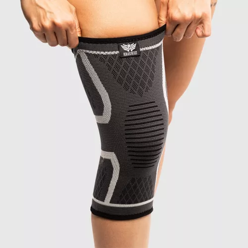 Kompressziós térdbandázs Iron Aesthetics KneeFit, szürke