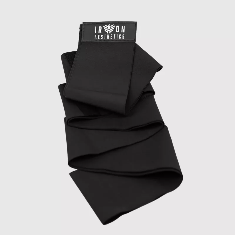 Elasztikus deréköv Iron Aesthetics Waist Wrap, fekete-3