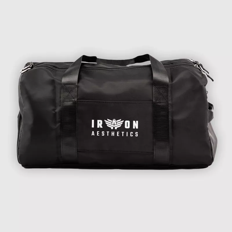 Sporttáska Iron Aesthetics  Trainer, fekete-1