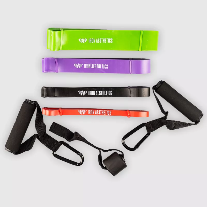 Erősítő szett Iron Aesthetics Handle Bands Set-2