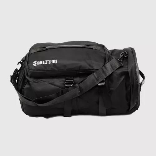 Sporttáska Iron Aesthetics Portable 2in1, fekete