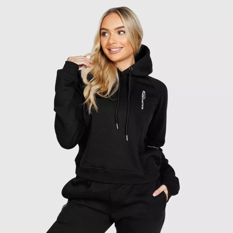 Női sportpulóver Iron Aesthetics Comfy, fekete-1