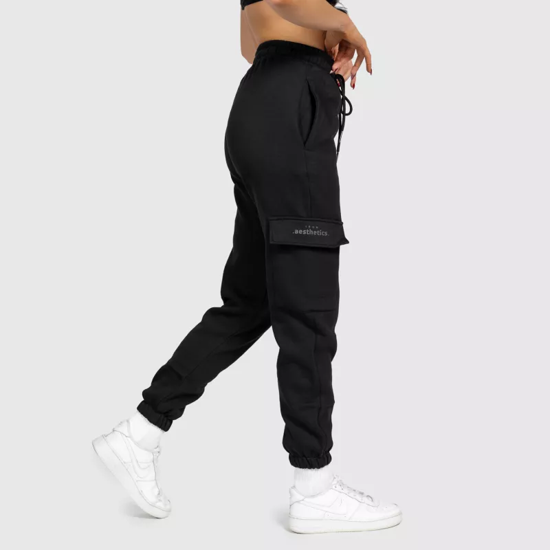 Női melegítőnadrág Iron Aesthetics Cargo, fekete-2