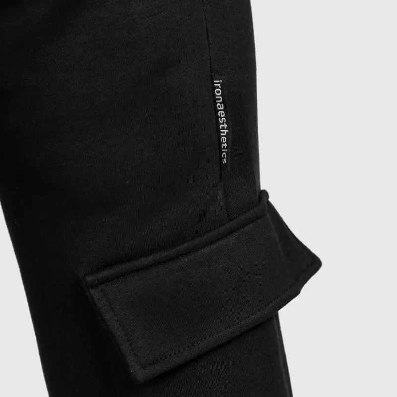 Női melegítőnadrág Iron Aesthetics Cargo, fekete-7