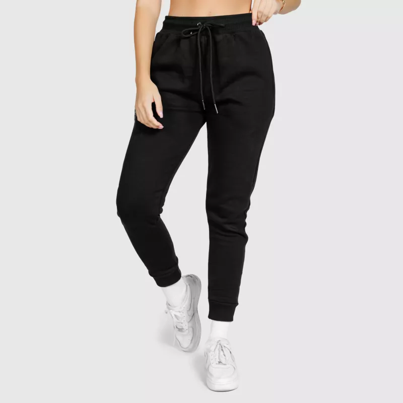 Női sportos melegítőnadrág Iron Aesthetics Comfy, fekete-3