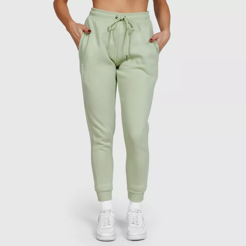Női sportos melegítőnadrág Iron Aesthetics Comfy, zöld-1