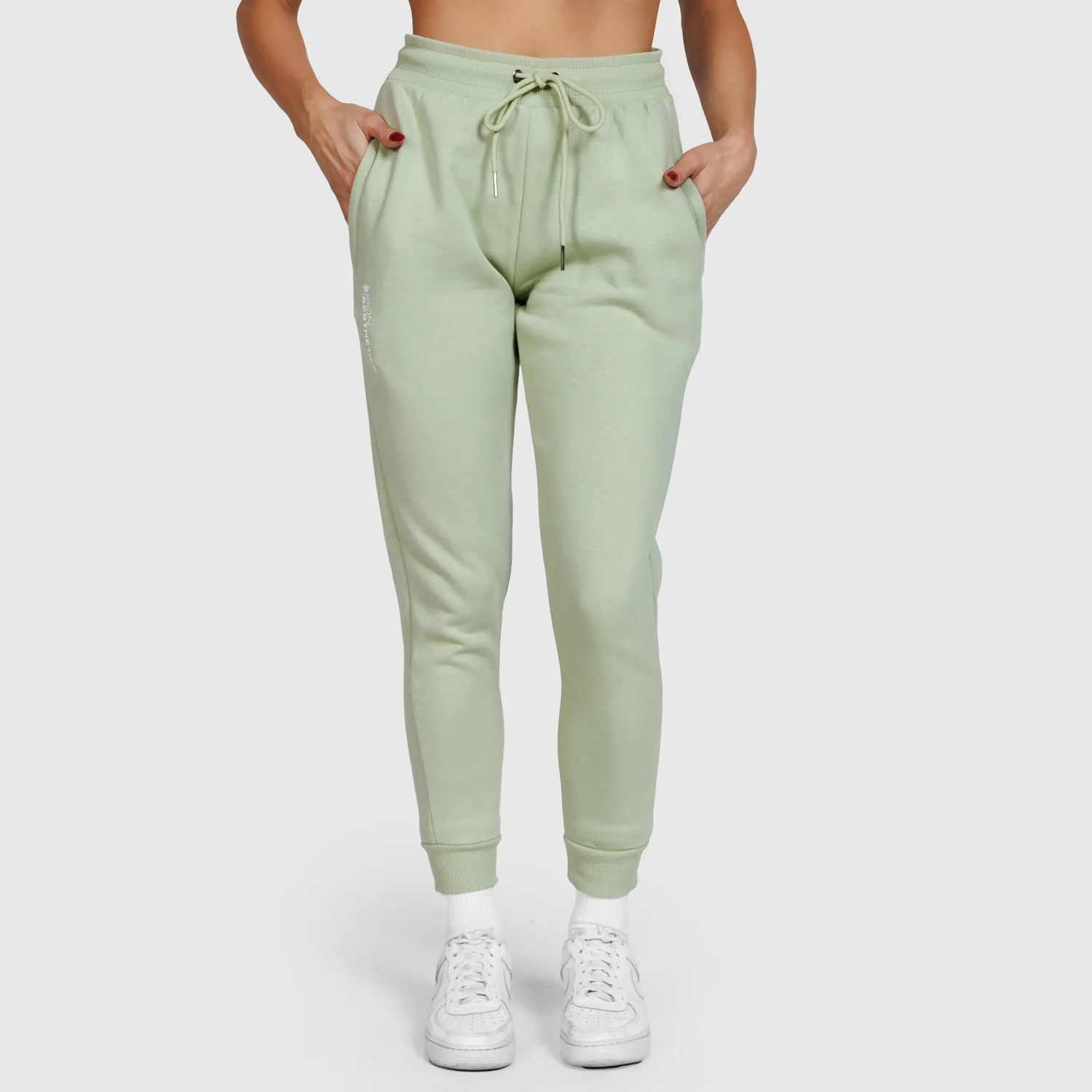 Női sportos melegítőnadrág Iron Aesthetics Comfy, zöld-1