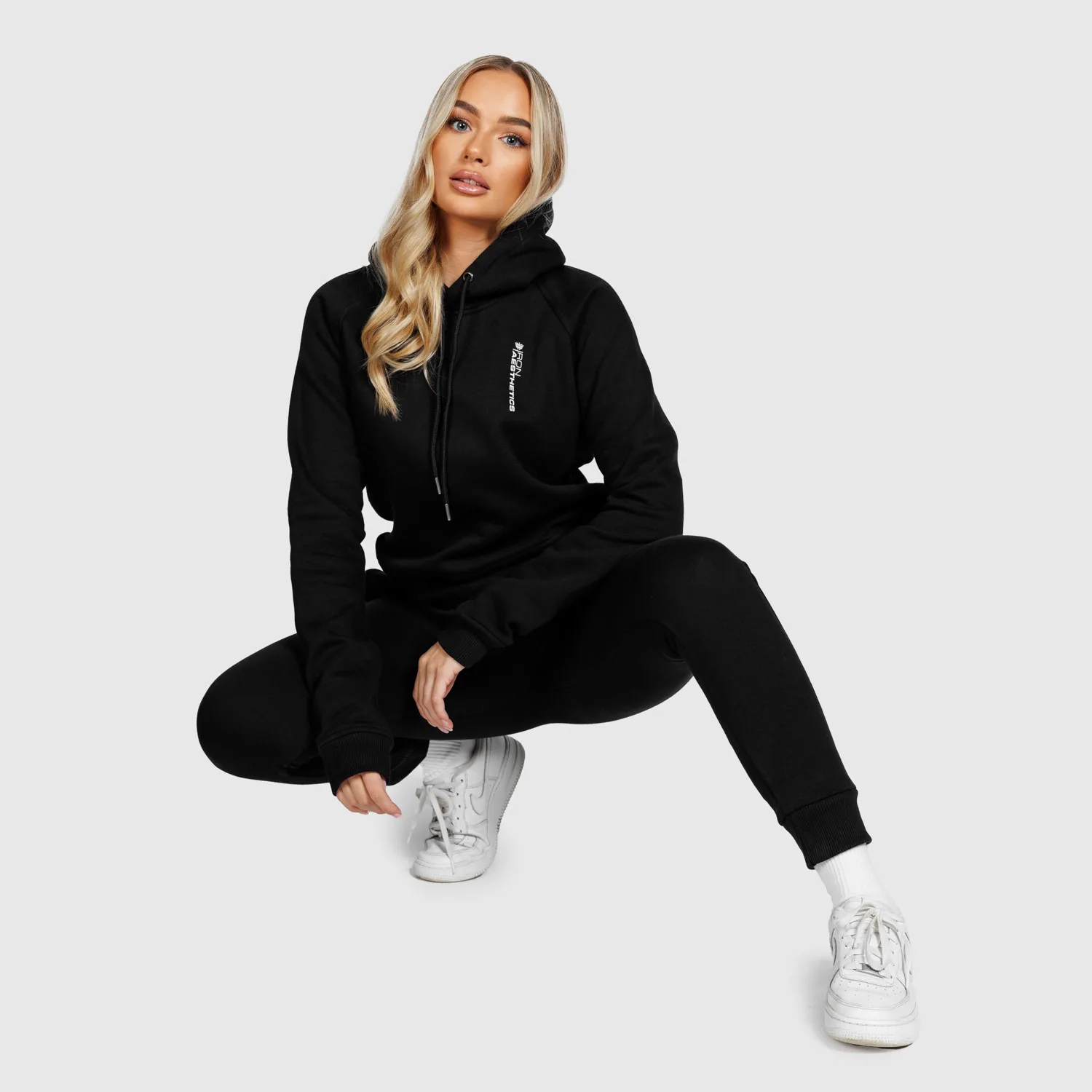 Női sportszett Iron Aesthetics Comfy, fekete-1