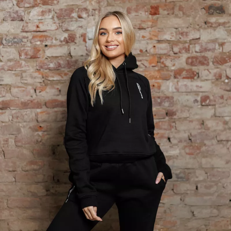 Női sportpulóver Iron Aesthetics Comfy, fekete-2