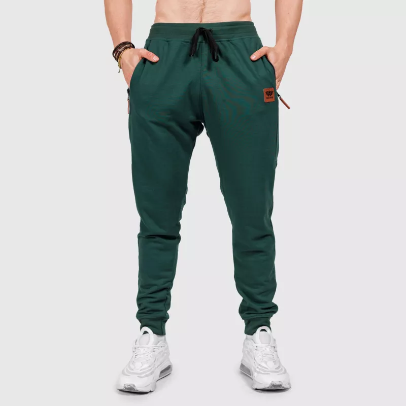 Férfi melegítőnadrág Iron Aesthetics Grade, zöld-5