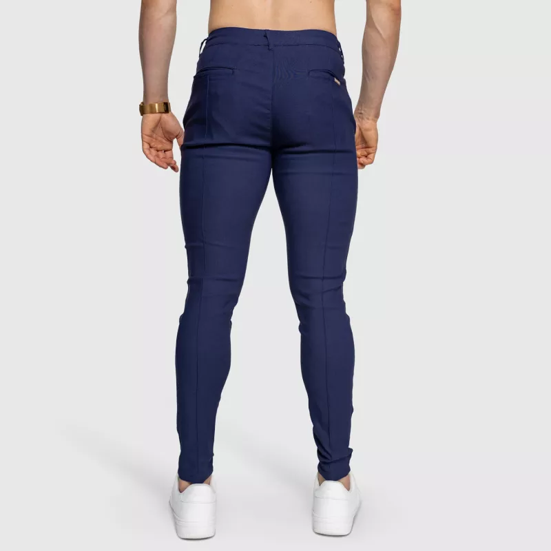 Sztreccs nadrág Iron Aesthetics Excellence, navy-3