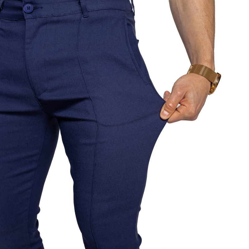 Sztreccs nadrág Iron Aesthetics Excellence, navy · záber 9