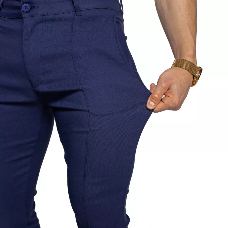 Sztreccs nadrág Iron Aesthetics Excellence, navy-9