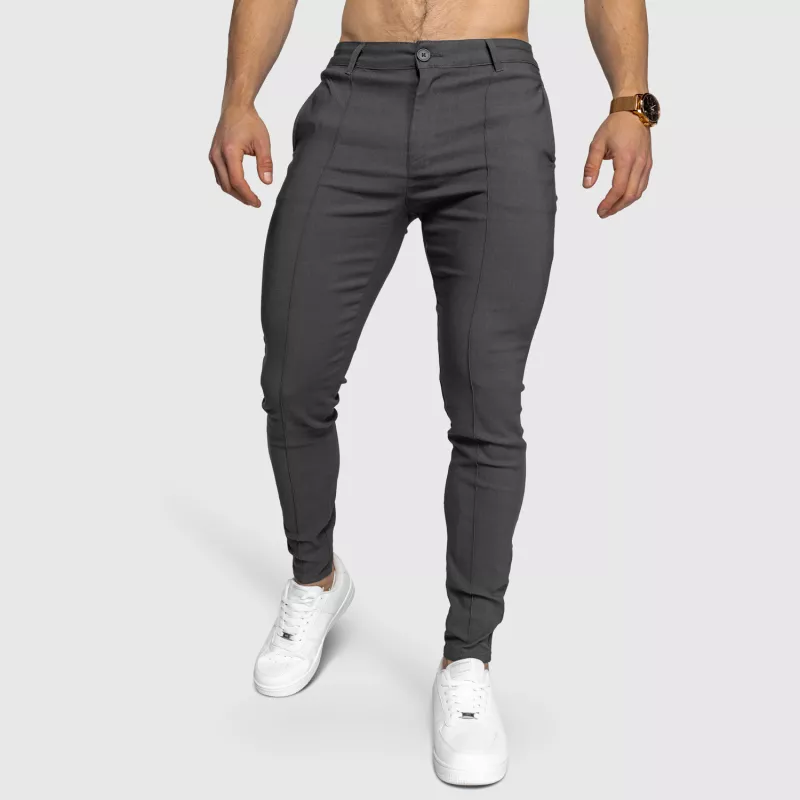 Sztreccs nadrág Iron Aesthetics Excellence, szürke-4
