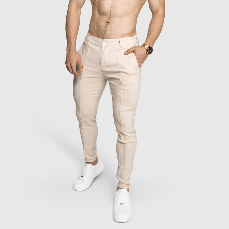 Sztreccs nadrág Iron Aesthetics Excellence, bézs · záber 8