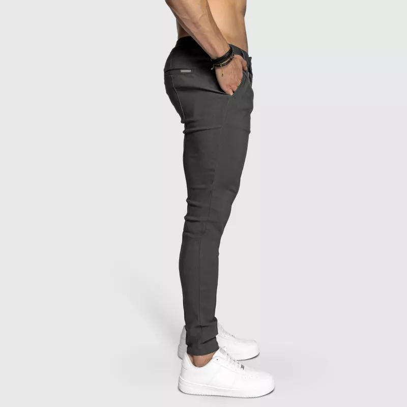 Sztreccs nadrág Iron Aesthetics Excellence, szürke-7