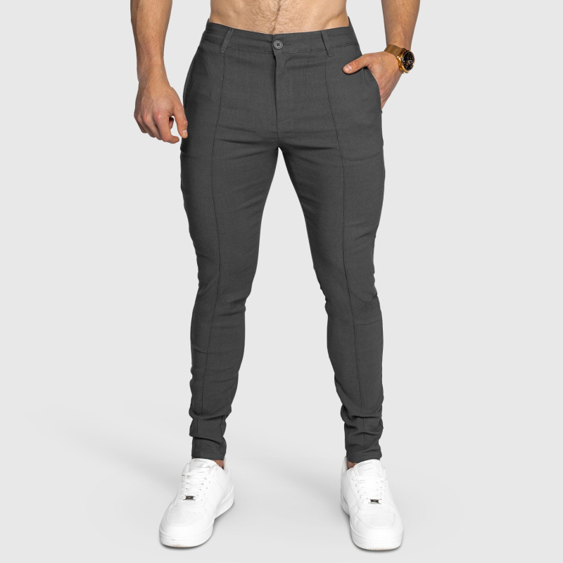 Sztreccs nadrág Iron Aesthetics Excellence, szürke · záber 8