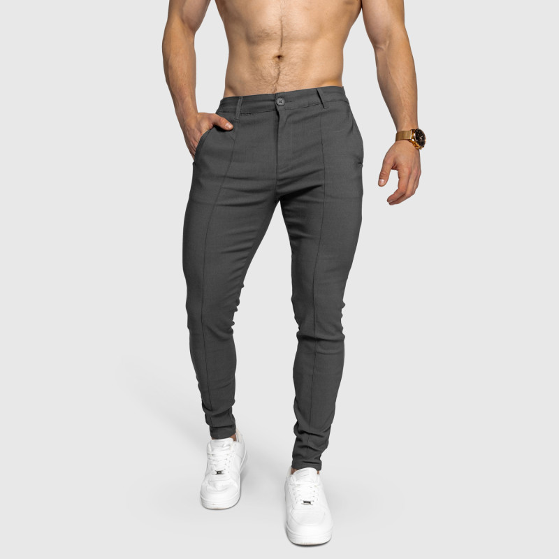Sztreccs nadrág Iron Aesthetics Excellence, szürke · záber 9