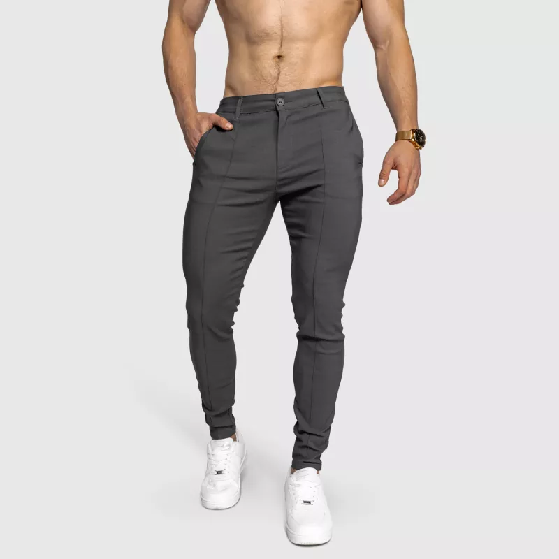 Sztreccs nadrág Iron Aesthetics Excellence, szürke-9